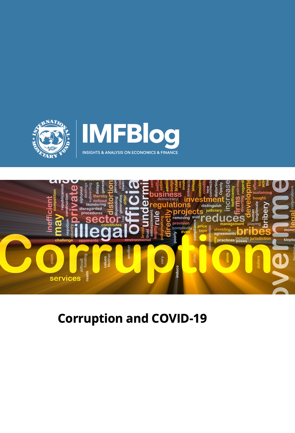 Коррупция и пандемия COVID-19