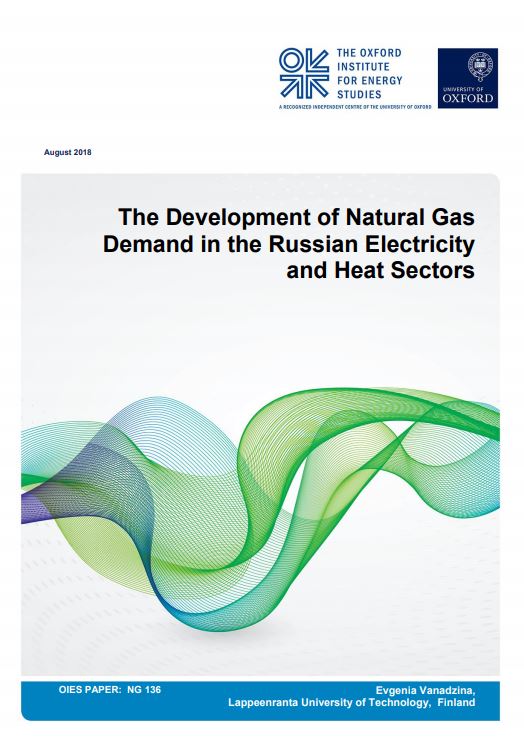 The Development of Natural Gas Demand in the Russian Electricity and Heat Sectors