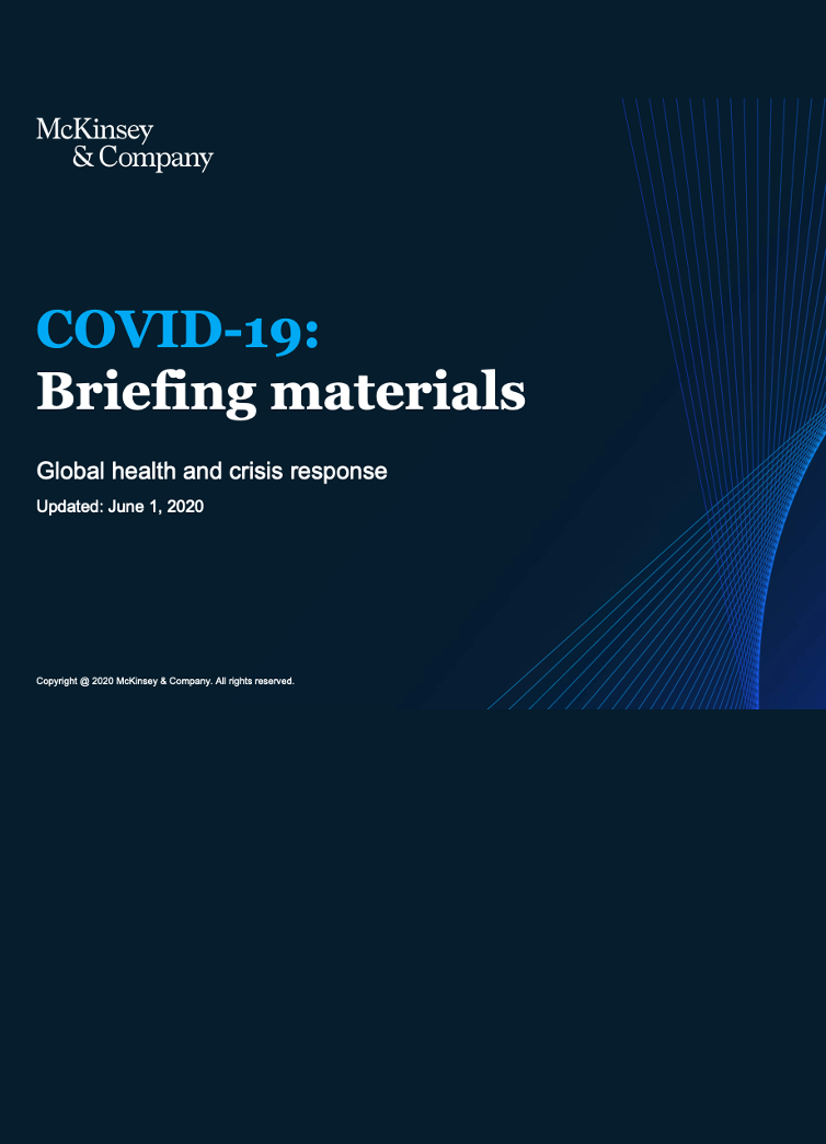 COVID-19: Overview as of June 1, 2020