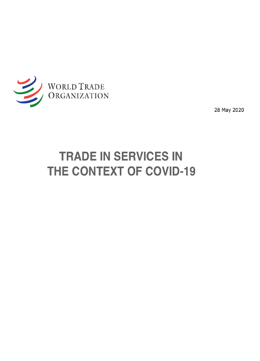 Trade in services in the context of COVID-19