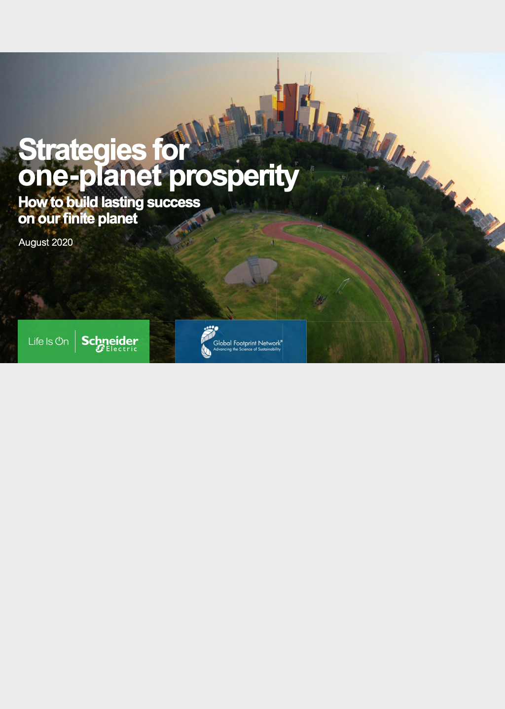 Strategies for one-planet prosperity. How to build lasting success on our finite planet