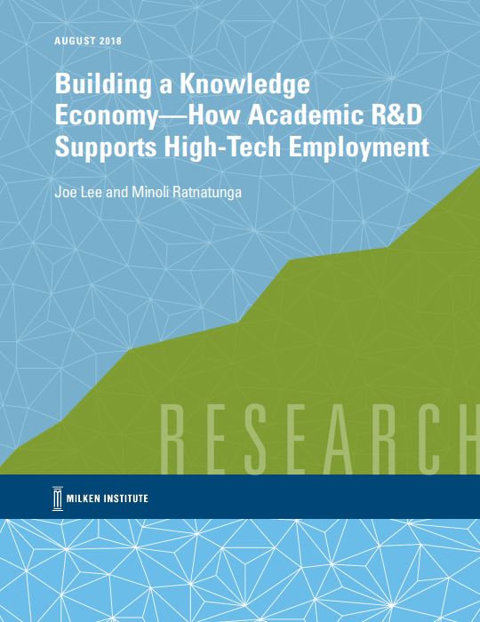 Building a Knowledge Economy – How Academic R&D Supports High-Tech Employment