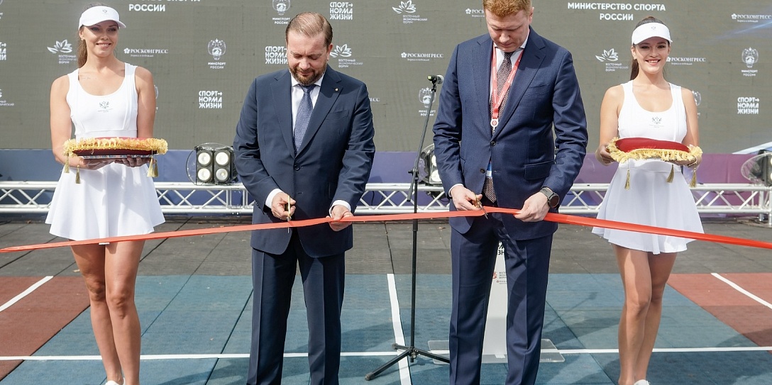 Павильоны Минспорта России открыли на «Улице Дальнего Востока»