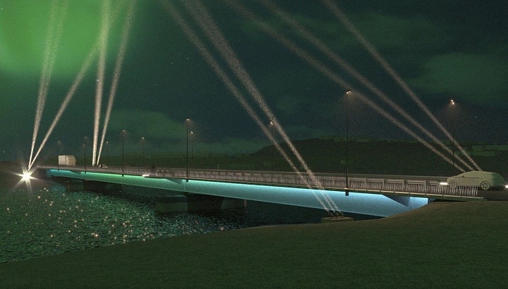 Construction of the Kharp – Ski Center – MAS "Snezhinka" highway